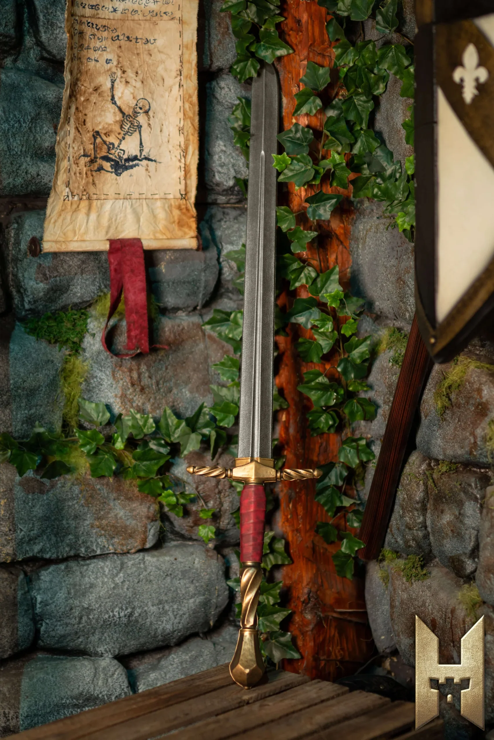 Imperial sword Gold 102cm